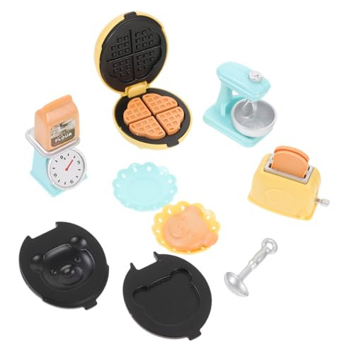 PartyKindom Miniatur Puppenhaus Küchenzubehör Teilig Backwerkzeuge Wie Toaster und Mixer Leichtes Bruchsicheres Miniaturmodell für Puppenstuben Rollenspiel und Dekoration PartyKindom Miniatur Puppenhaus Küchenzubehör Teilig Backwerkzeuge Wie Toaster und Mixer Leichtes Bruchsicheres Miniaturmodell für Puppenstuben Rollenspiel und Dekoration von PartyKindom