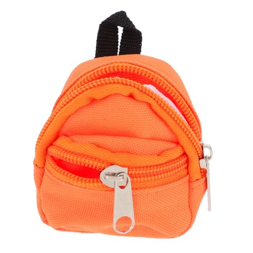 PartyKindom Miniatur Puppenrucksack Mini House Dekor Zubehör Orange Mini Rucksack Modell für Puppenhaus und Dollhouse Zimmer Dekoration PartyKindom Miniatur Puppenrucksack Mini House Dekor Zubehör Orange Mini Rucksack Modell für Puppenhaus und Dollhouse Zimmer Dekoration von PartyKindom