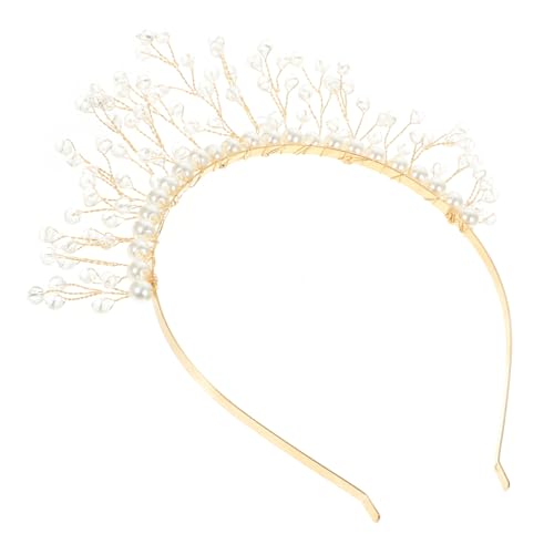 PartyKindom Perlen Kristall Haarschmuck Stirnband Damen Hochzeitsstirnband Party Braut Schmuck Elegantes Stabiles Stirnband für Frauen und Mädchen Geeignet für Besondere Anlässe PartyKindom Perlen Kristall Haarschmuck Stirnband Damen Hochzeitsstirnband Party Braut Schmuck Elegantes Stabiles Stirnband für Frauen und Mädchen Geeignet für Besondere Anlässe von PartyKindom