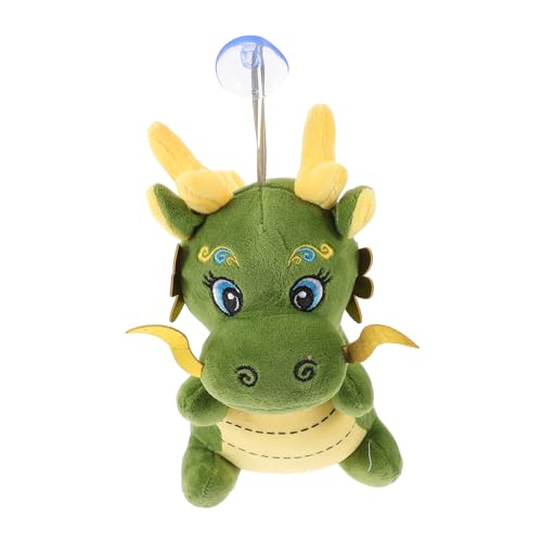 PartyKindom Plüsch Drachenpuppe mit Saugnapf und Aufhängeband Chinesisches Neujahrs Maskottchen Glücksbringer Stofftier Tragbares Drachenspielzeug als für Familie und Freunde PartyKindom Plüsch Drachenpuppe mit Saugnapf und Aufhängeband Chinesisches Neujahrs Maskottchen Glücksbringer Stofftier Tragbares Drachenspielzeug als für Familie und Freunde von PartyKindom