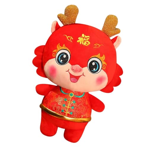 PartyKindom Realistisches Dragon Plush Toy Weiches Waschbares Kuscheltier Dekoratives Neujahrs Niedliche Drachendeko für Zuhause Geeignet als Tischdekoration und Glücksbringer PartyKindom Realistisches Dragon Plush Toy Weiches Waschbares Kuscheltier Dekoratives Neujahrs Niedliche Drachendeko für Zuhause Geeignet als Tischdekoration und Glücksbringer von PartyKindom