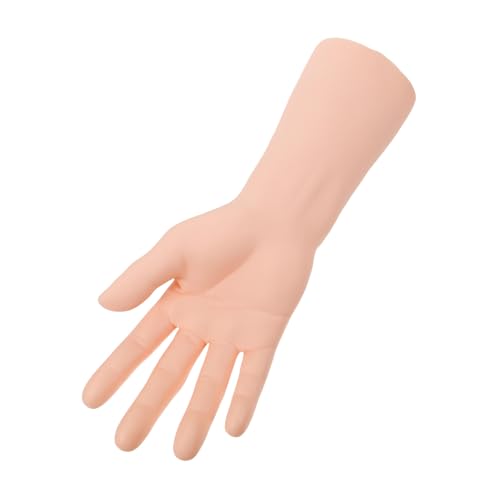 PartyKindom Simuliertes Männliches Handmodell Anzeige Handschaufensterpuppe Für Ringpräsentation Handringhalter Ausstellungsständer Für Handmodelle Ringhalter Für Schmuck Mannequin Vinyl Beige von PartyKindom