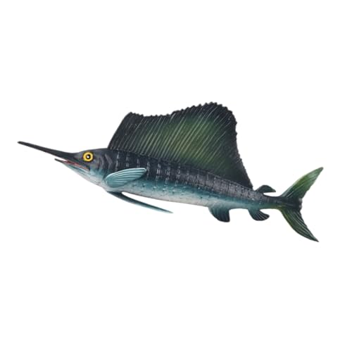 PartyKindom Simuliertes Meeresbewohner Deko Modell Segelfisch aus Kunststoff Lebensecht Gestaltetes Miniatur Tierornament für Wohn Kinderzimmer Pädagogisches und Sammlerstück PartyKindom Simuliertes Meeresbewohner Deko Modell Segelfisch aus Kunststoff Lebensecht Gestaltetes Miniatur Tierornament für Wohn Kinderzimmer Pädagogisches und Sammlerstück von PartyKindom