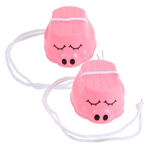 PartyKindom Stelzen Pinkes Schwein Kunststoff Stelzen für Gleichgewicht Koordination Training Kindergarten Outdoor Indoor PartyKindom Stelzen Pinkes Schwein Kunststoff Stelzen für Gleichgewicht Koordination Training Kindergarten Outdoor Indoor von PartyKindom