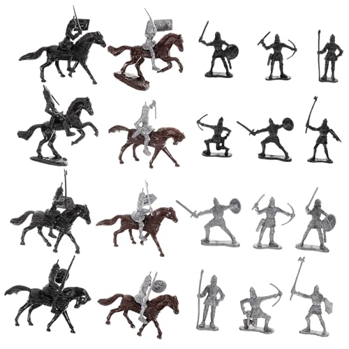 PartyKindom Teiliges Ritterfiguren mit Miniatur Soldaten und Pferden Detailreiche Kunststoff Modelle für Sandtisch und Rollenspiele Geruchlos Lackiert Langlebig und Realistisch Gestaltet PartyKindom Teiliges Ritterfiguren mit Miniatur Soldaten und Pferden Detailreiche Kunststoff Modelle für Sandtisch und Rollenspiele Geruchlos Lackiert Langlebig und Realistisch Gestaltet von PartyKindom