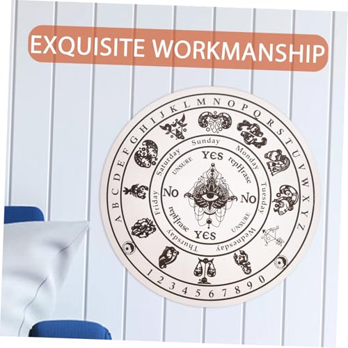 PartyKindom Wiccan Altar Supply Holz Divinationsbrett mit Kunstvoll Geschnitztem Muster Leichtes Kompaktes ABC Board für Meditation Entscheidungshilfe und Dekorative Wohnraumgestaltung PartyKindom Wiccan Altar Supply Holz Divinationsbrett mit Kunstvoll Geschnitztem Muster Leichtes Kompaktes ABC Board für Meditation Entscheidungshilfe und Dekorative Wohnraumgestaltung von PartyKindom