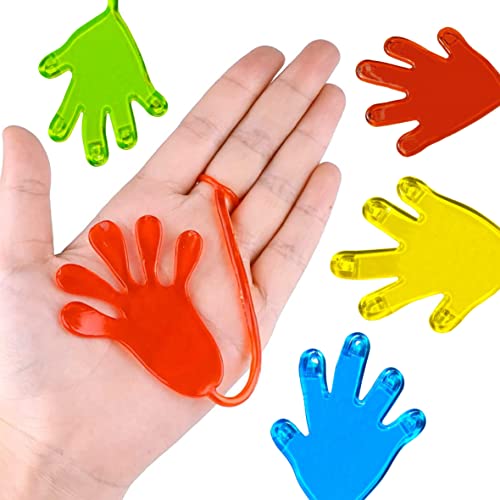 PartyPack Klatschhand Glibberhand Kindergeburtstag Gastgeschenke - 12x - Mitgebsel Kindergeburtstag Spiele, Give Aways, Mitbringsel, Adventskalender Inhalt oder Schultüten füllung von PartyPack