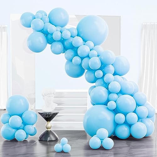PartyWoo Luftballon Blau, 102 Stück Ballon Girlande Blau Satz von Ballons Blau 18 Zoll 12 Zoll 10 Zoll 5 Zoll, Luftballon Girlande Blau für Deko Geburtstag, Deko Babyparty, Deko Hochzeit, Partydeko PartyWoo Luftballon Blau, 102 Stück Ballon Girlande Blau Satz von Ballons Blau 18 Zoll 12 Zoll 10 Zoll 5 Zoll, Luftballon Girlande Blau für Deko Geburtstag, Deko Babyparty, Deko Hochzeit, Partydeko von PartyWoo