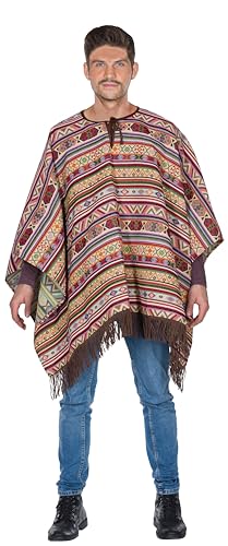 PartyXPeople 119228-STD Poncho, Mehrfarbig, Standard von PartyXPeople