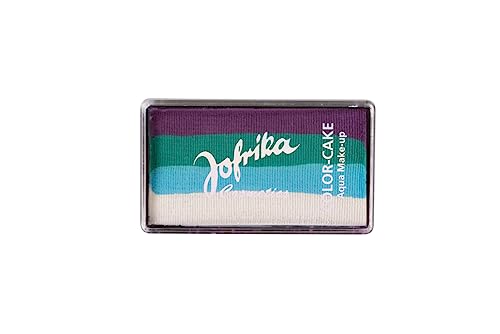 PartyXPeople Jofrika Color-Cake Ocean I 4 farbige Aqua Schminke I Wasserlöslich I Leichte Handhabung | Wischfeste Schminke | bunt 708842 - STD von PartyXPeople