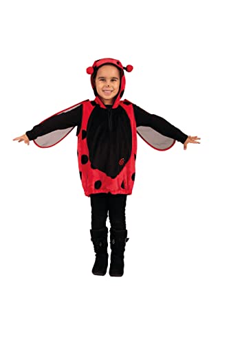 PartyXPeople Marienkäfer Kinderkostüm Tierkostüm Käfer Ladybug Verkleidung rot-schwarz 12707-116 von PartyXPeople