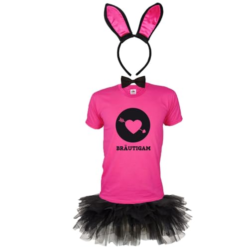 Partybob Bunny Männer JGA-Kostüm – Bräutigam-Hasenkostüm Junggesellenabschied (3XL) von Partybob