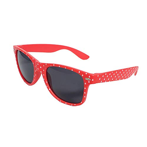 Partybob Sonnenbrille Erdbeere Kostüm-Accessoire für Karneval Fasching von Partybob