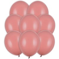 Luftballons in Rose pastell, besonders stabil, 10er Pack, Ø 30cm von Partydeco