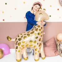 XXL Formballon Giraffe, 80cm x 102cm von Partydeco