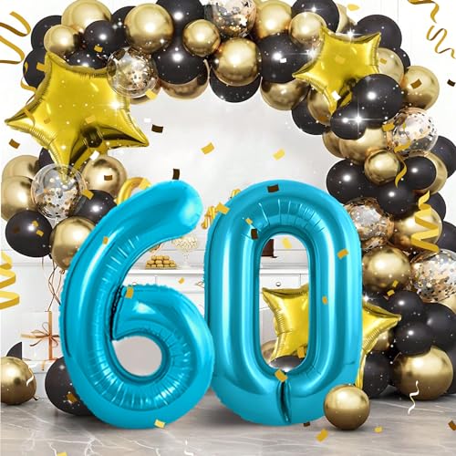 Zahlen luftballon 60 jahre | Blau Folienballon-40"60 Geburtstagsdeko -60 Ballon Zahl Deko zum Geburtstag fliegt mit Helium 60.Geburtstag für Männer Frauen 30.Geburtstagsparty Jubiläum Zahlen luftballon 60 jahre | Blau Folienballon-40"60 Geburtstagsdeko -60 Ballon Zahl Deko zum Geburtstag fliegt mit Helium 60.Geburtstag für Männer Frauen 30.Geburtstagsparty Jubiläum von Partyhausy