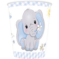 Becher Baby Elefant Blau, 8 St. von Partystrolche