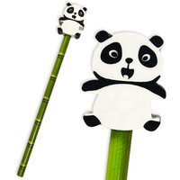 Bleistift mit Radierer Panda, 1 St. von Partystrolche