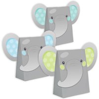 Geschenkbox Baby Elefant Blau, 8 St. von Partystrolche