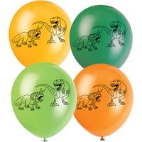 Luftballons Dinosaurier Party, 8 St. von Partystrolche