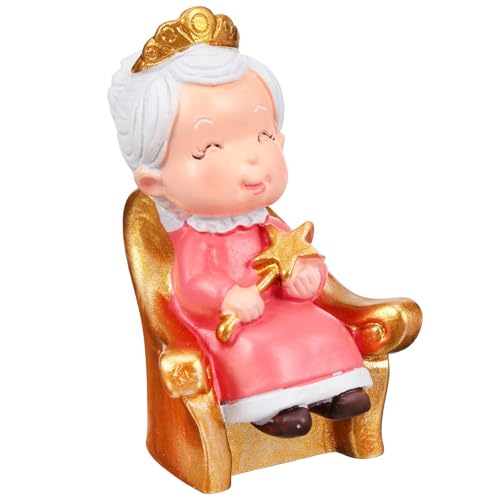 Älteres Paar Figur Oma Kuchen Topper Großeltern Torte Topper Tortenfigur Kuchendeckel Tortendeko Desktop Ornament für Valentinstag Jubiläum Party Dekoration von Paryou