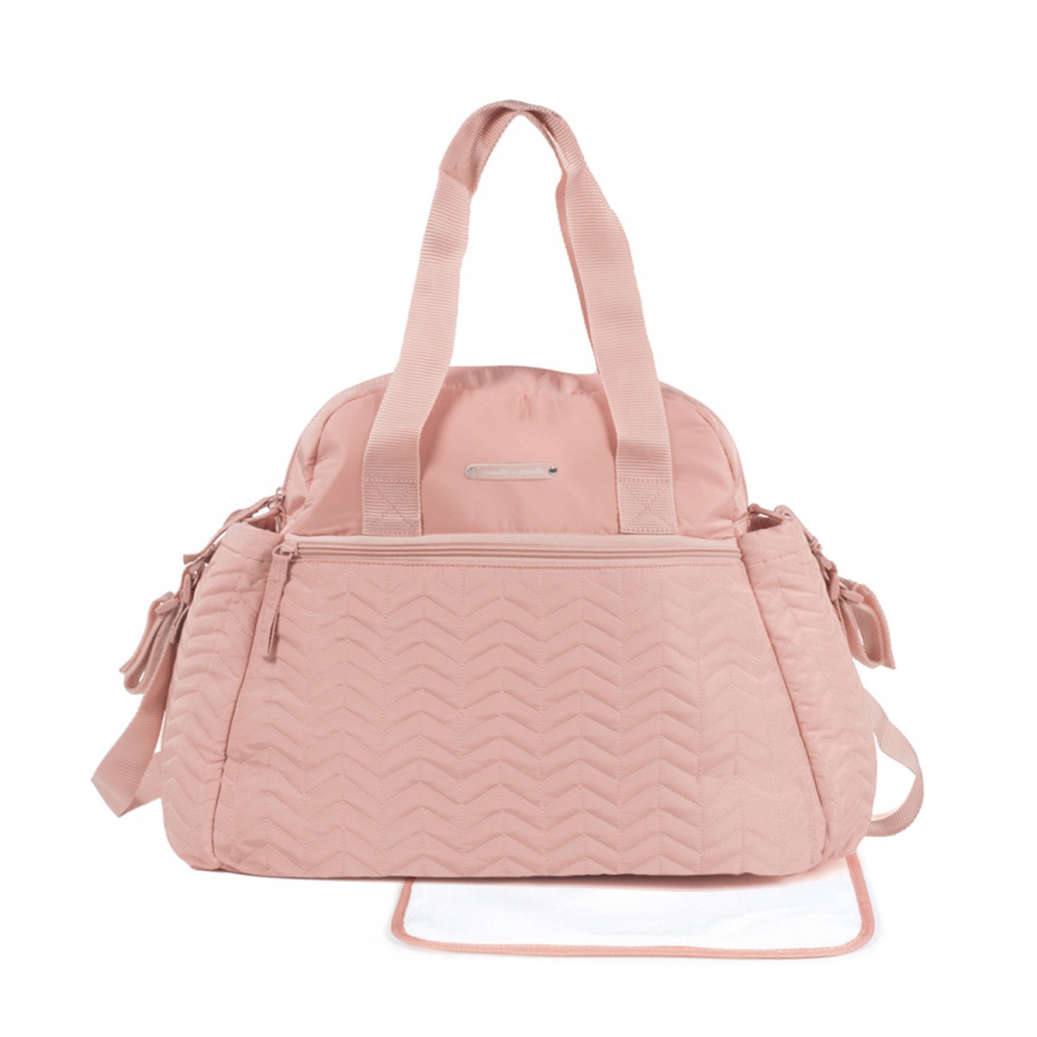 Wechsel der Tasche von Kinderwagen Pasito zu Pasito Furs Pink von Pasito a Pasito