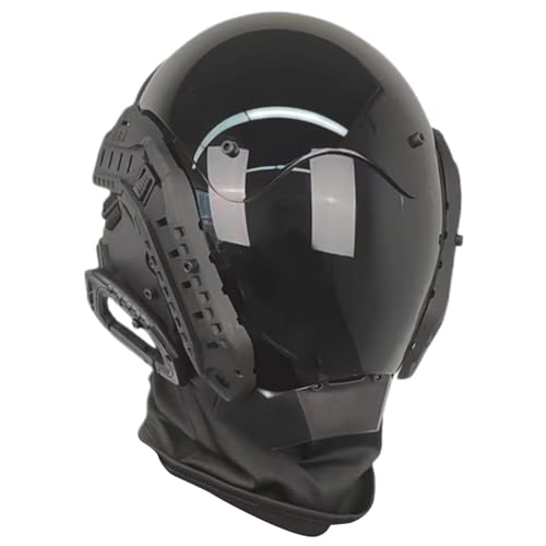 Cosplay -Maske, Cyberpunk -Maske Cyberpunk -Helm mit inklusiven Mask Cyber ​​Mask Futuristische Maske Gothic Mask Cosplay Maske für Erwachsene Halloween Party Coolplay -Geschenke, Cyberpunk -Maske von Pastoralist