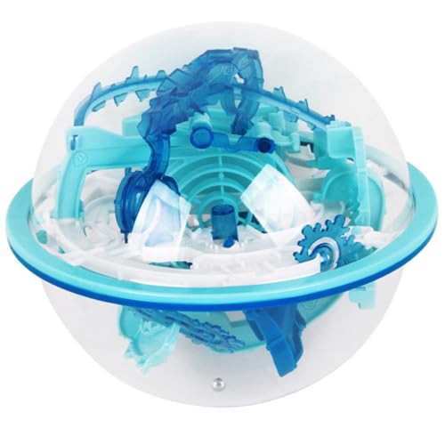 Pastoralist Labyrinth Ball Toys 3D Puzzle Intelligence Ball Kinder Bildungsspielzeug tragbare anspruchsvolle Barrieren Weltraumtraining Spielzeug für Kinder 3D Flying Disc Labyrinth Ball von Pastoralist