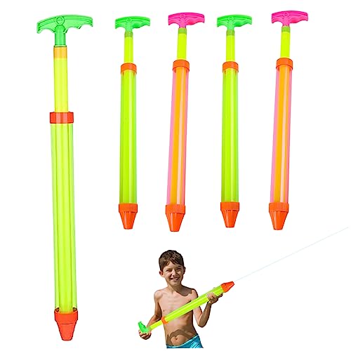 Wasserpistole Langes Wasser -Squirter für Kinder Pool Spielzeug 5pcs 43 cm Spaß Wasser Soaker Gun für Schwimmbad Strandgarten Outdoor (zufällige Farbe) Wasser Squirter von Pastoralist