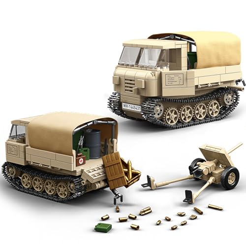 Pasyru Technik Traktor Bausteine Set, 606 Teile ROS-01 Traktor Modell Konstruktionsspielzeug, MOC Klemmbausteine Bausteine Bausatz für Erwachsene und Kinder ab 8+ Jahren von Pasyru