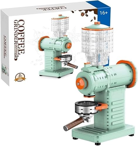 Technik Kaffeemaschine Bausteine Bausatz, 715 Teile Simulation Klassisch Kaffeemaschine Bausteine Spielzeug, Kreative Kaffeemaschine Modellbausatz (01053) von Pasyru