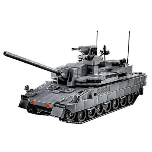 Technik Militär Panzer Bausteine Kit, 2252 Teile EMBT Klemmbausteine Militär Panzer Bausteine Bausatz, WW2 Army Panzer Konstruktionsspielzeug Modellbausatz, Kompatibel mit Großen Marken von Pasyru