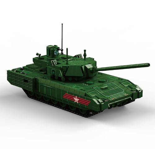 Technik Militär Panzer Bausteine Kit, 2326 Teile Armata T-14 Klemmbausteine Militär Panzer Bausteine Bausatz, WW2 Army Panzer Konstruktionsspielzeug Modellbausatz, Kompatibel mit Großen Marken von Pasyru