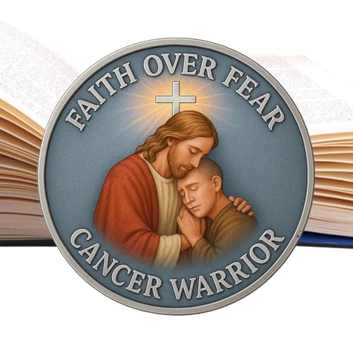 Patifirst Gedenkmünze | Christlicher Glaubenstaschenanhänger,Detailliertes Medaillon Sammlerstück Für Männer Frauen Erwachsene Spirituelle Unterstützung Fans Patifirst Gedenkmünze | Christlicher Glaubenstaschenanhänger,Detailliertes Medaillon Sammlerstück Für Männer Frauen Erwachsene Spirituelle Unterstützung Fans von Patifirst