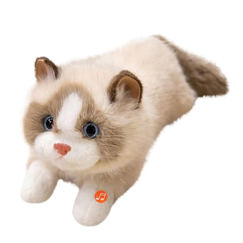 Patifirst Kuscheltier Katze Plüsch | Stofftier Katze Plüschtier Niedliche Puppe | Deko Mit Sound Für Schlafzimmer Wohnzimmer Weihnachten Geburtstag Klassenpreis Mädchen Kinder Patifirst Kuscheltier Katze Plüsch | Stofftier Katze Plüschtier Niedliche Puppe | Deko Mit Sound Für Schlafzimmer Wohnzimmer Weihnachten Geburtstag Klassenpreis Mädchen Kinder von Patifirst