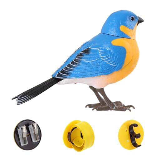 Patifirst Sprechender Vogel,Elektrischer Singvogel - Realistische Süße Tierfigur Zur Interaktion Mit Sprachfunktion Als Tischdekoration Und Haustierbeschäftigung Patifirst Sprechender Vogel,Elektrischer Singvogel - Realistische Süße Tierfigur Zur Interaktion Mit Sprachfunktion Als Tischdekoration Und Haustierbeschäftigung von Patifirst