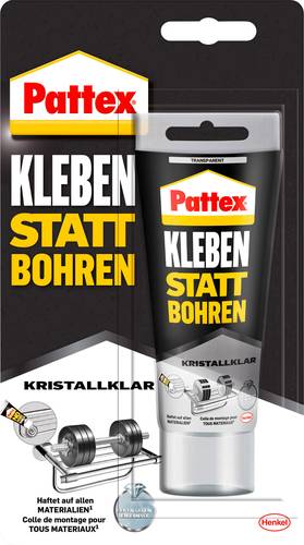 Pattex Kleben statt Bohren Kristallklar Montagekleber PKBC1 90g von Pattex