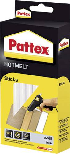 Pattex PTK56 Heißklebesticks 11mm 200mm Transparent 500g 25St. von Pattex