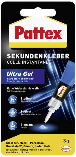 Pattex ULTRA GEL Sekundenkleber PSG2C 3g von Pattex