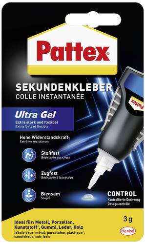 Pattex Ultra Gel Sekundenkleber PSG5C 3g von Pattex