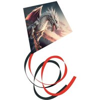 Paul Günther 1147 - Einleiner-Drachen Thoron aus Ripstop-Polyester, mit Schwanz, Wickelgriff, Schnur, 70x70 cm, ab 6 Jahren Paul Günther 1147 - Einleiner-Drachen Thoron aus Ripstop-Polyester, mit Schwanz, Wickelgriff, Schnur, 70x70 cm, ab 6 Jahren von Paul Günther GmbH & Co. KG