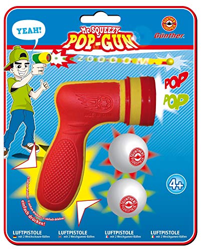 Günther Flugspiele 1540 Mc Squeezy Pop Gun, bunt, M von GÜNTHER FLUGSPIELE