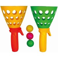 Paul Günther 1546 - Mc Squeezy Clickn Catch, Fangball, Ball-Spielset, 5-teilig von Paul Günther GmbH & Co. KG