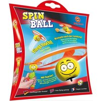 Paul Günther 1638 - Spin Ball, Freifliegender Kreisel mit Smiley Motiv, mit Schnellstarter, ab 4 Jahren von Günther Flugspiele