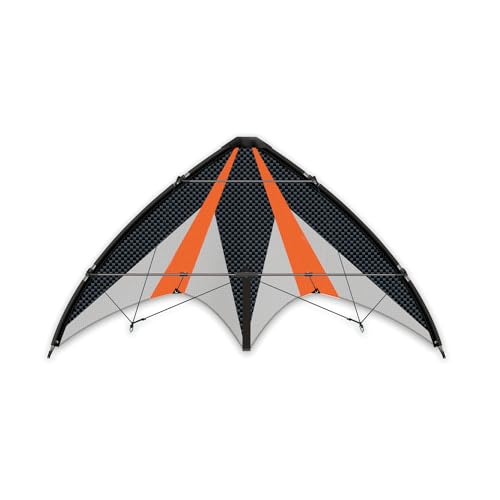 Günther Flugspiele 1028 - Sportlenkdrachen Synergy 125 GX, Air Sport Drachen aus reißfestem Ripstop-Polyester, ca. 125 x 54 cm, für Kinder ab 10 Jahren, inkl. 36 kp Polyesterschnüre 2 x 35 m von GÜNTHER FLUGSPIELE