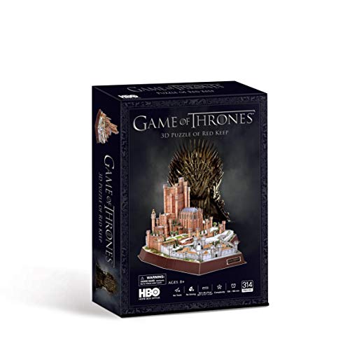 Paul Lamond Game of Thrones Red Keep 3D Puzzle, Multicolor, 22.5 x 33.2 x 6 centimetres von University Games