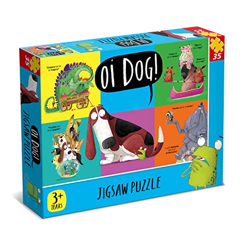 Oi 7325 Dog 35-teiliges Puzzle, blau von Paul Lamond