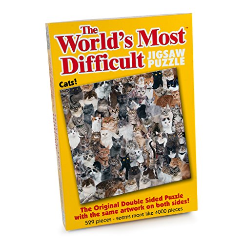 Paul Lamond 5995'The World’s Most Difficult Jigsaws/Cats' Puzzle (529-Piece) von University Games