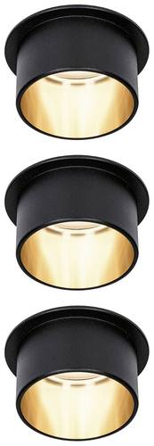 Paulmann 93379 LED-Einbauleuchte LED LED fest eingebaut 18W Schwarz (matt), Gold von Paulmann