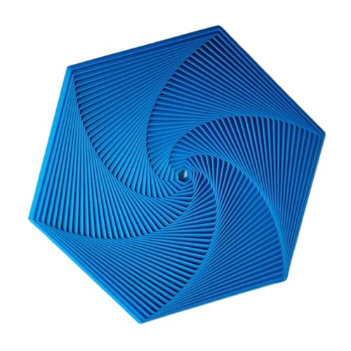 Fractal Fidget Hexagon, 3D Printing Hexagon Fidget Toy, Hexagon Spirals Toys, Spirals Sensory Fidget - Magic Stereoscopic Spirals Toys, Children's Educational Toy Fidget for Anti-Stress von Pavsicgn